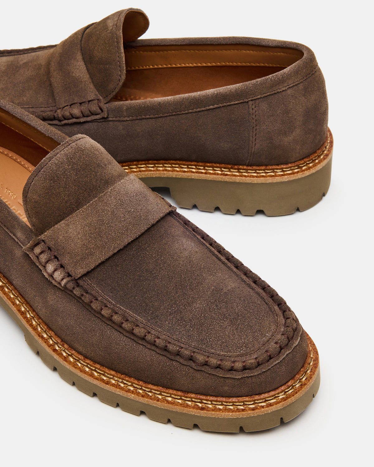 BRODIE Taupe Slip-On Lug Men's Loafer | Steve Madden