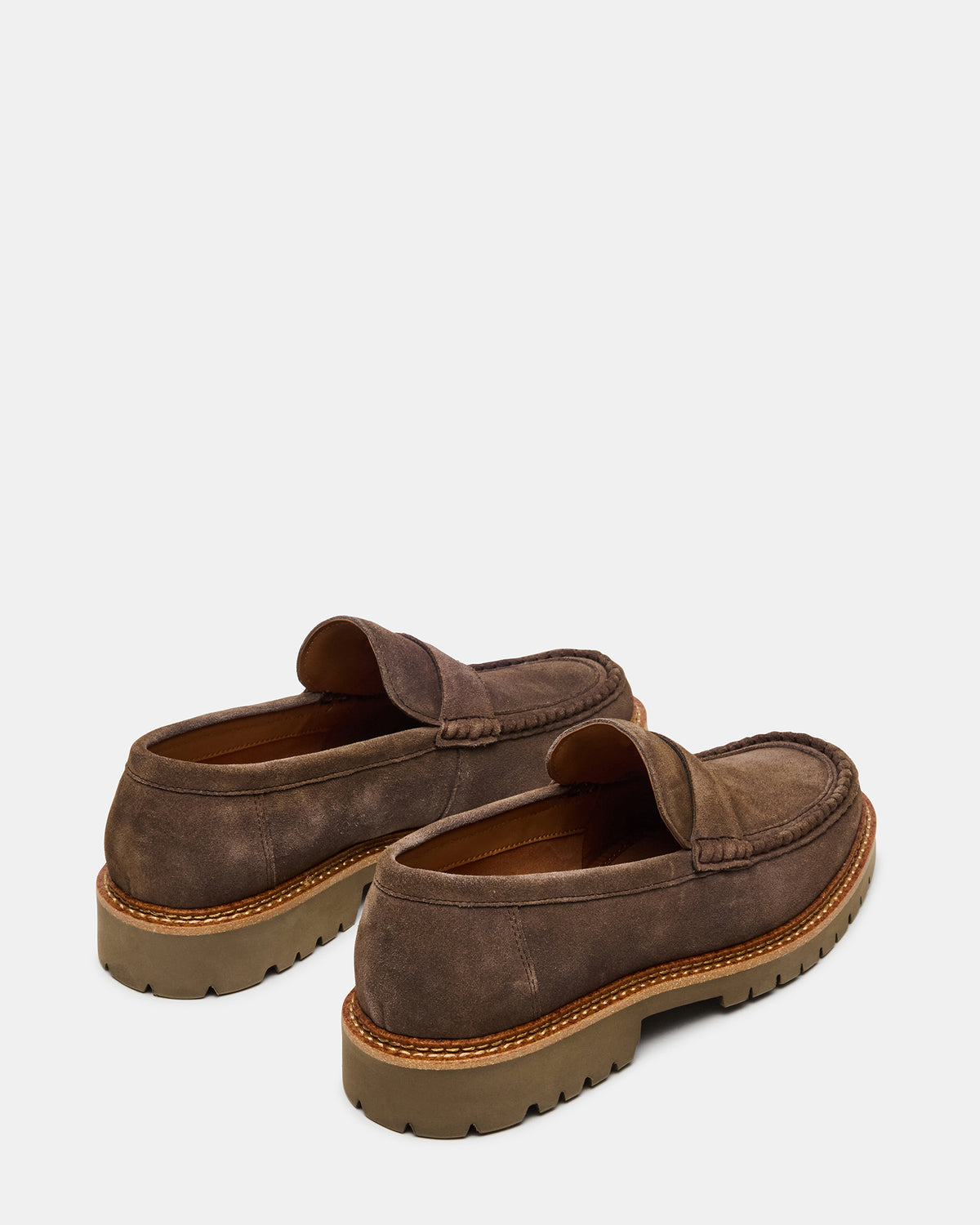 BRODIE Taupe Slip-On Lug Men's Loafer | Steve Madden