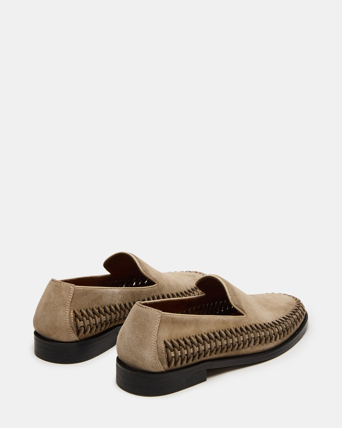NAPOLI Sand Suede Slip-On Woven Men's Loafer | Steve Madden