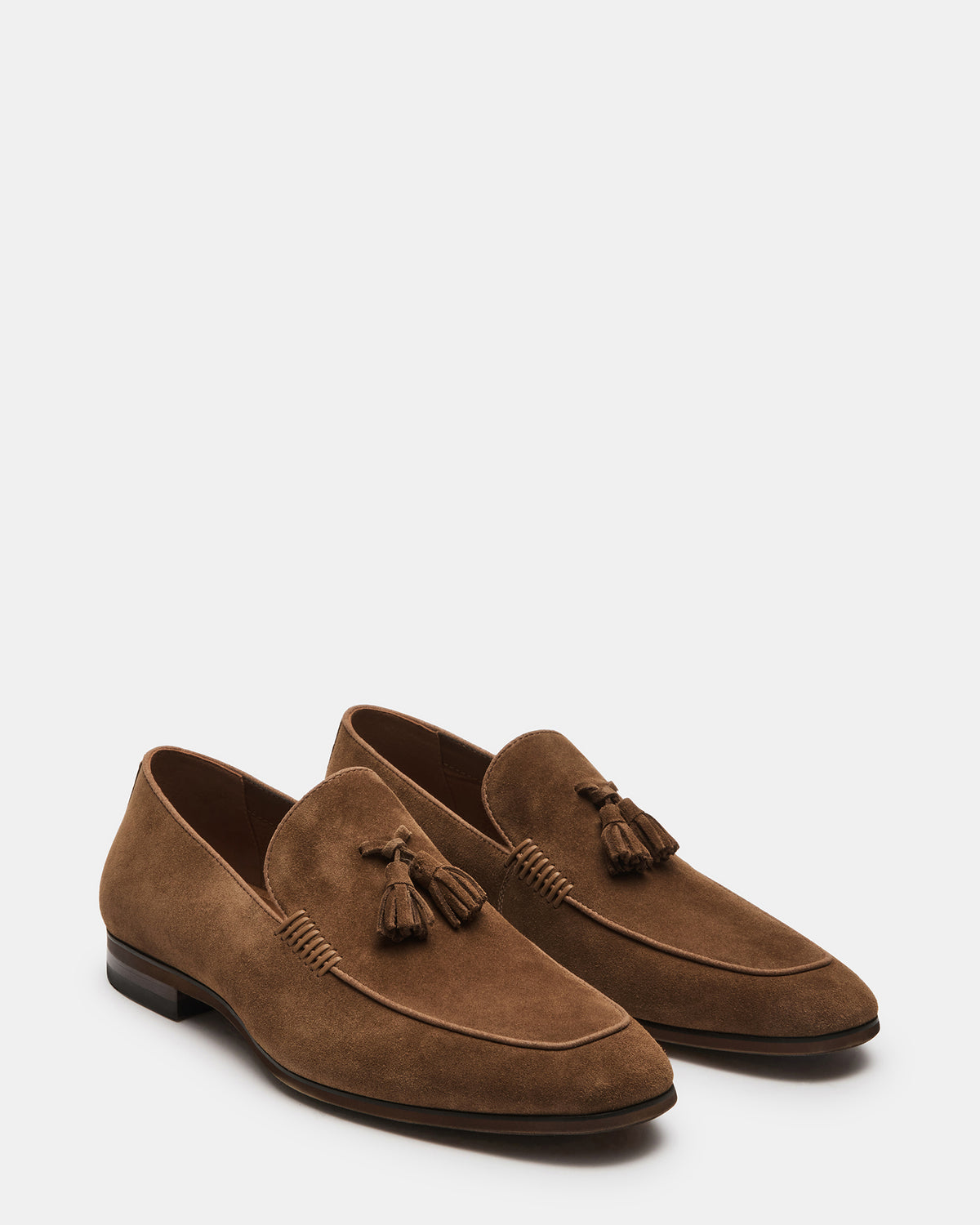 ONDRE Tan Suede Tassel Slip-On Men's Loafer | Steve Madden
