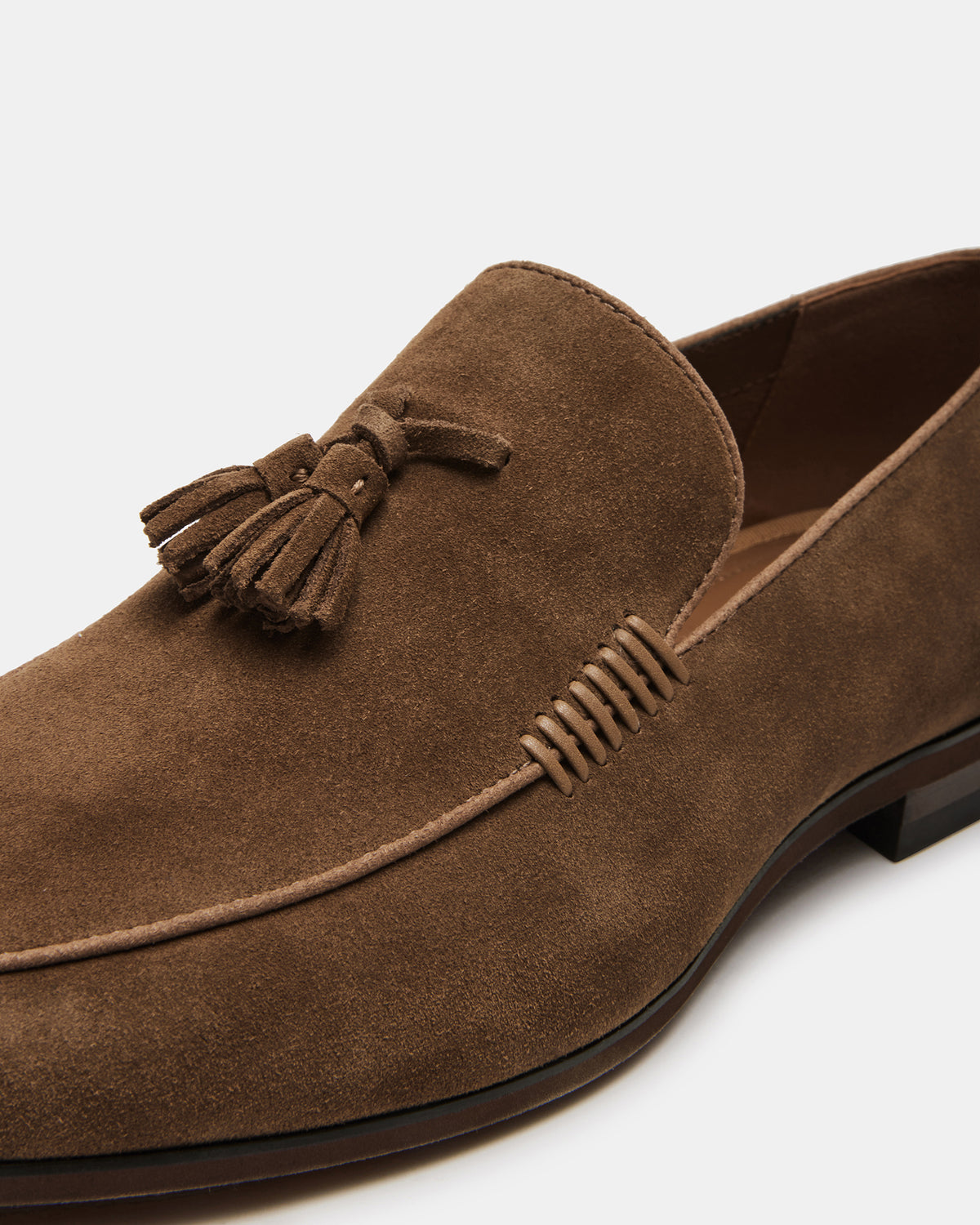 ONDRE Tan Suede Tassel Slip-On Men's Loafer | Steve Madden