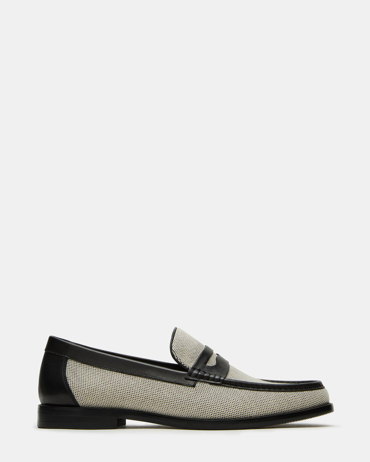 CULLEN Black/Beige Slip-On Men's Dress Loafer | Steve Madden