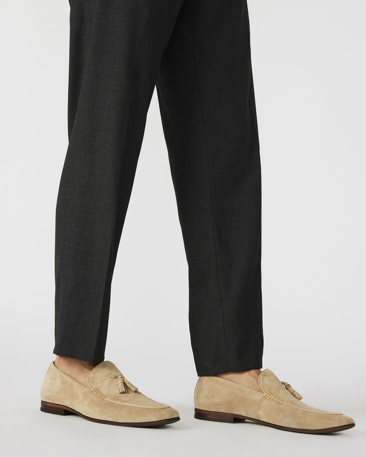 ONDRE Sand Suede Tassel Slip-On Men's Loafer | Steve Madden