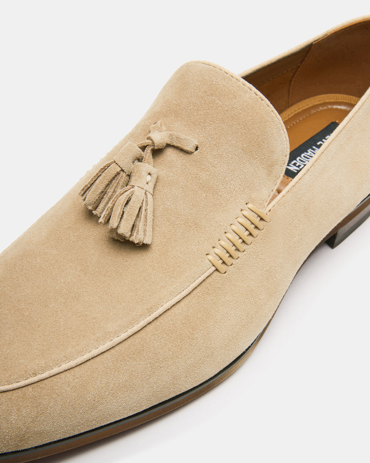 ONDRE Sand Suede Tassel Slip-On Men's Loafer | Steve Madden