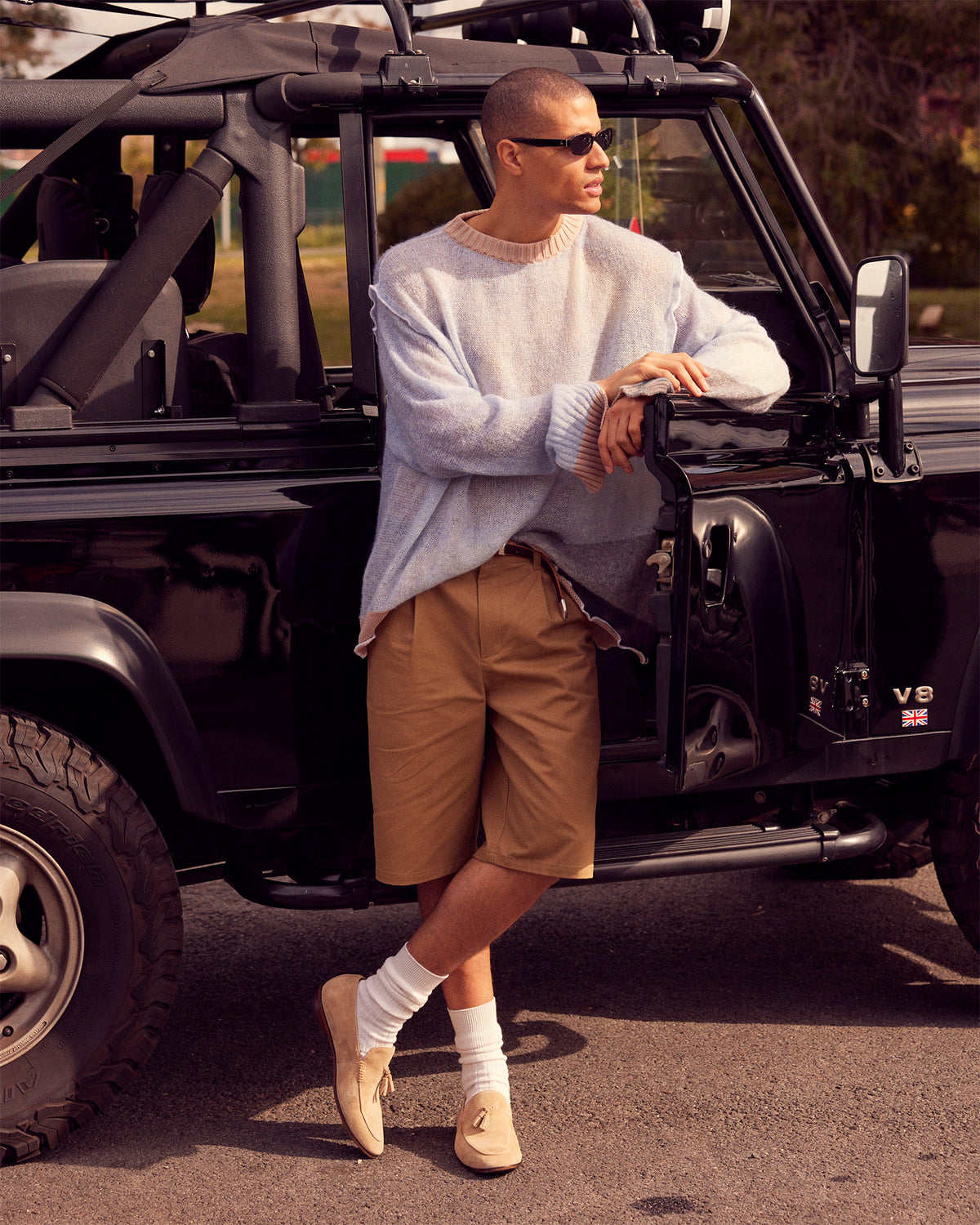ONDRE Sand Suede Tassel Slip-On Men's Loafer | Steve Madden