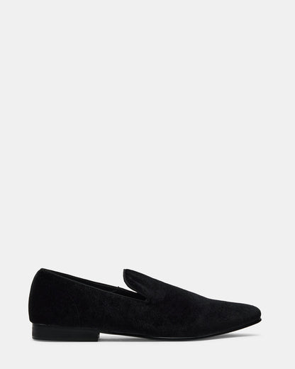 LAIGHT Black Velvet Men's Dress Shoes | Steve Madden