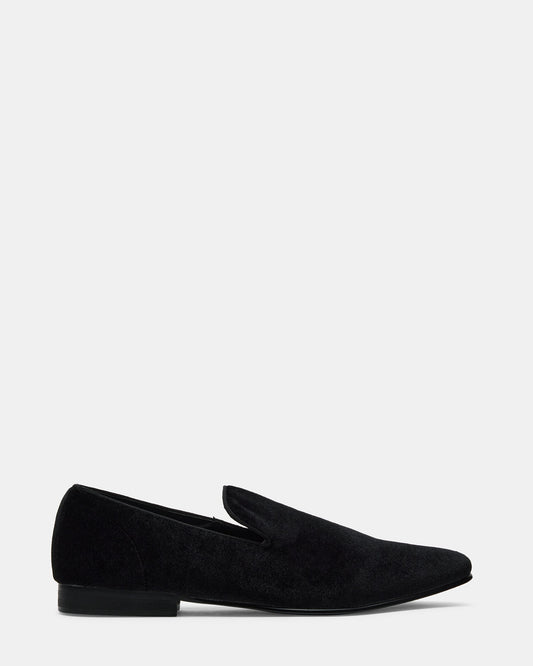 LAIGHT Black Velvet Men's Dress Shoes | Steve Madden