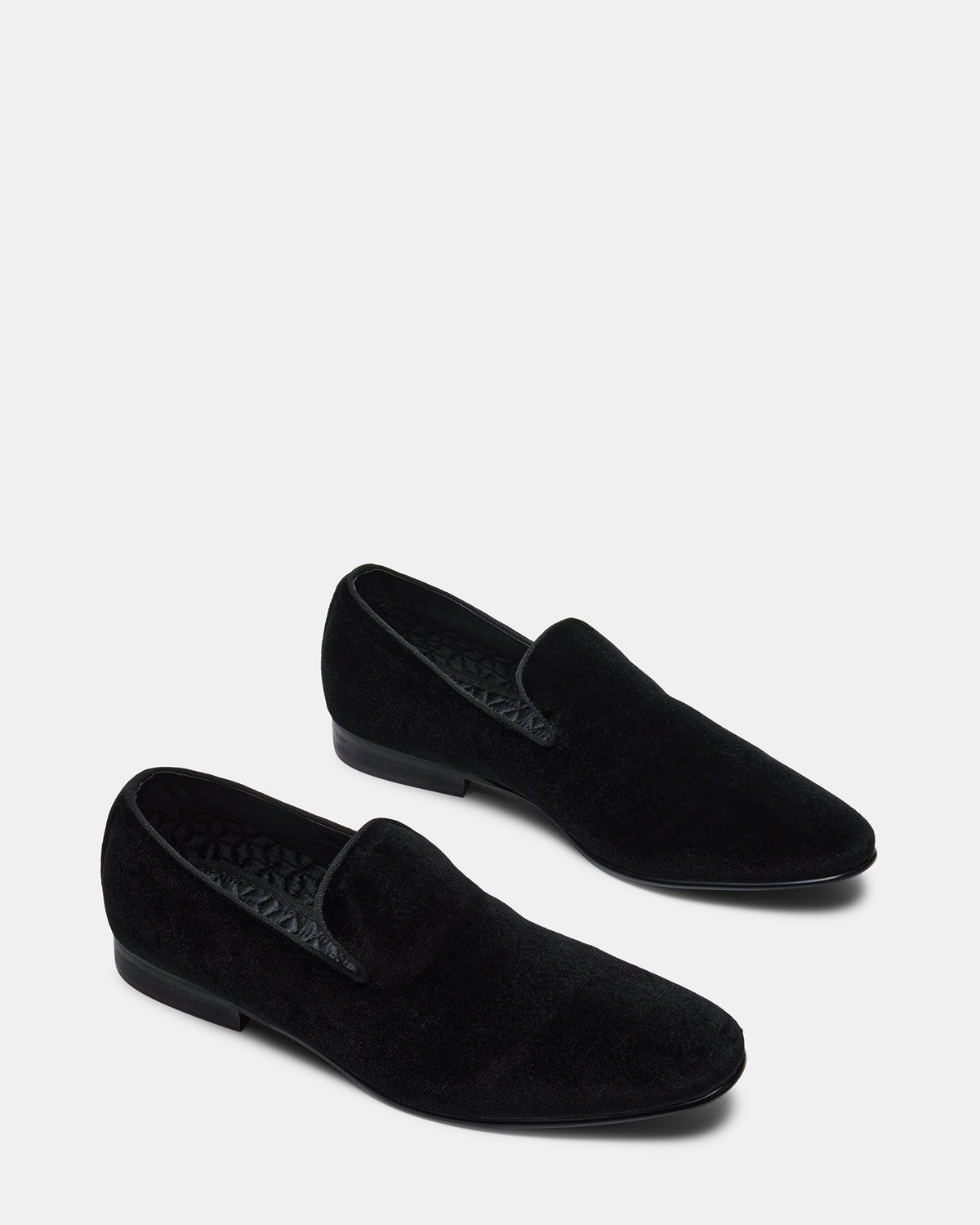 LAIGHT Black Velvet Men's Dress Shoes | Steve Madden