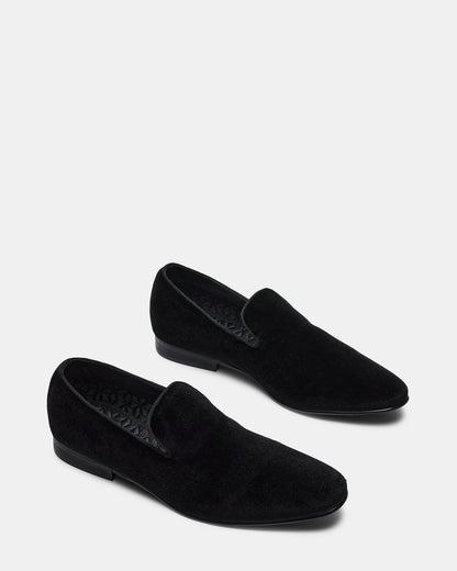 LAIGHT Black Velvet Men's Dress Shoes | Steve Madden