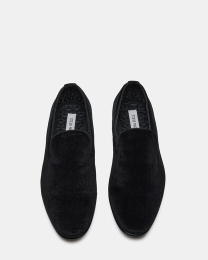 LAIGHT Black Velvet Men's Dress Shoes | Steve Madden