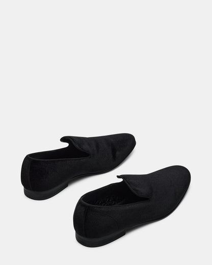 LAIGHT Black Velvet Men's Dress Shoes | Steve Madden