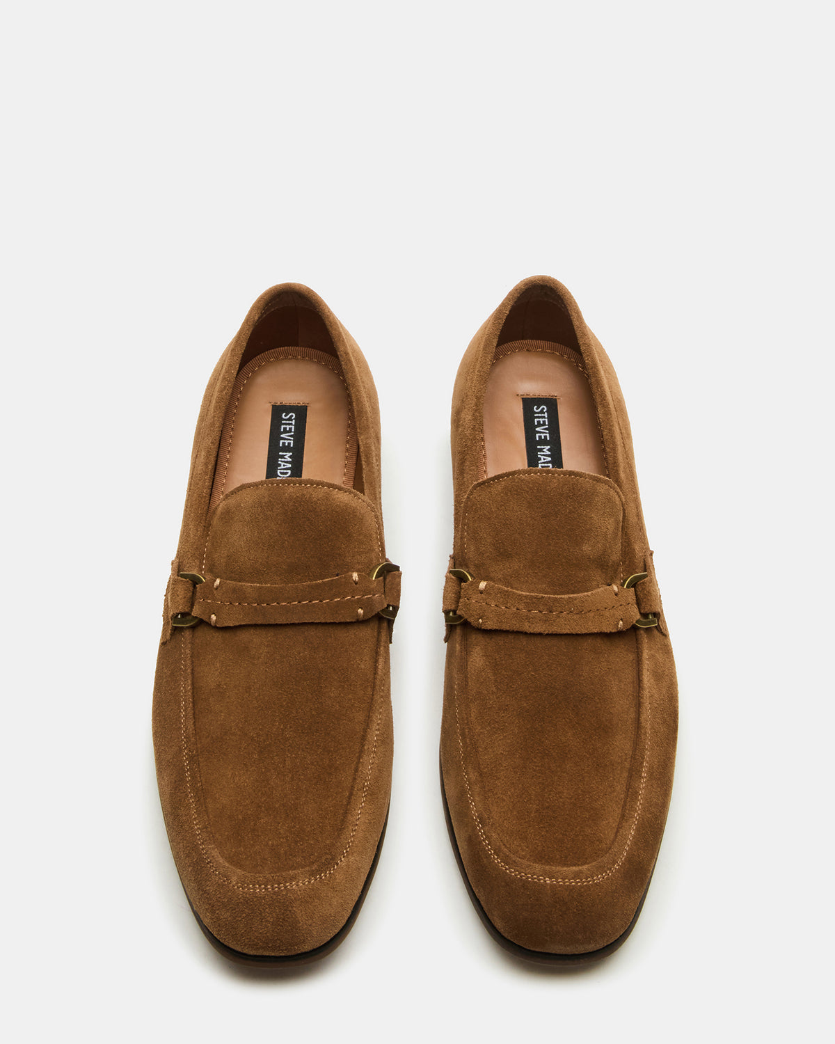 HEROLF Tobacco Suede Square-Toe Slip-On Men's Loafer | Steve Madden