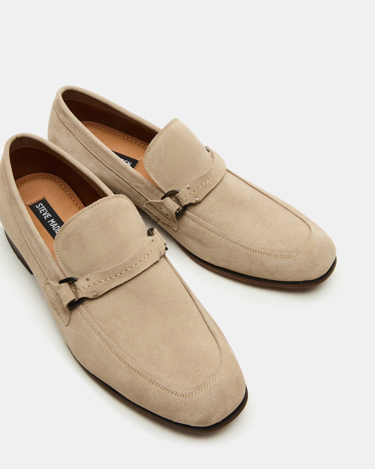 HEROLF Sand Suede Square-Toe Slip-On Men's Loafer | Steve Madden
