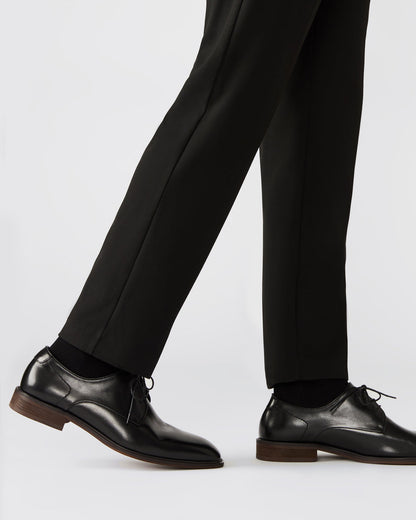 LELAND Black Leather Lace-Up Men's Dress Shoe | Steve Madden