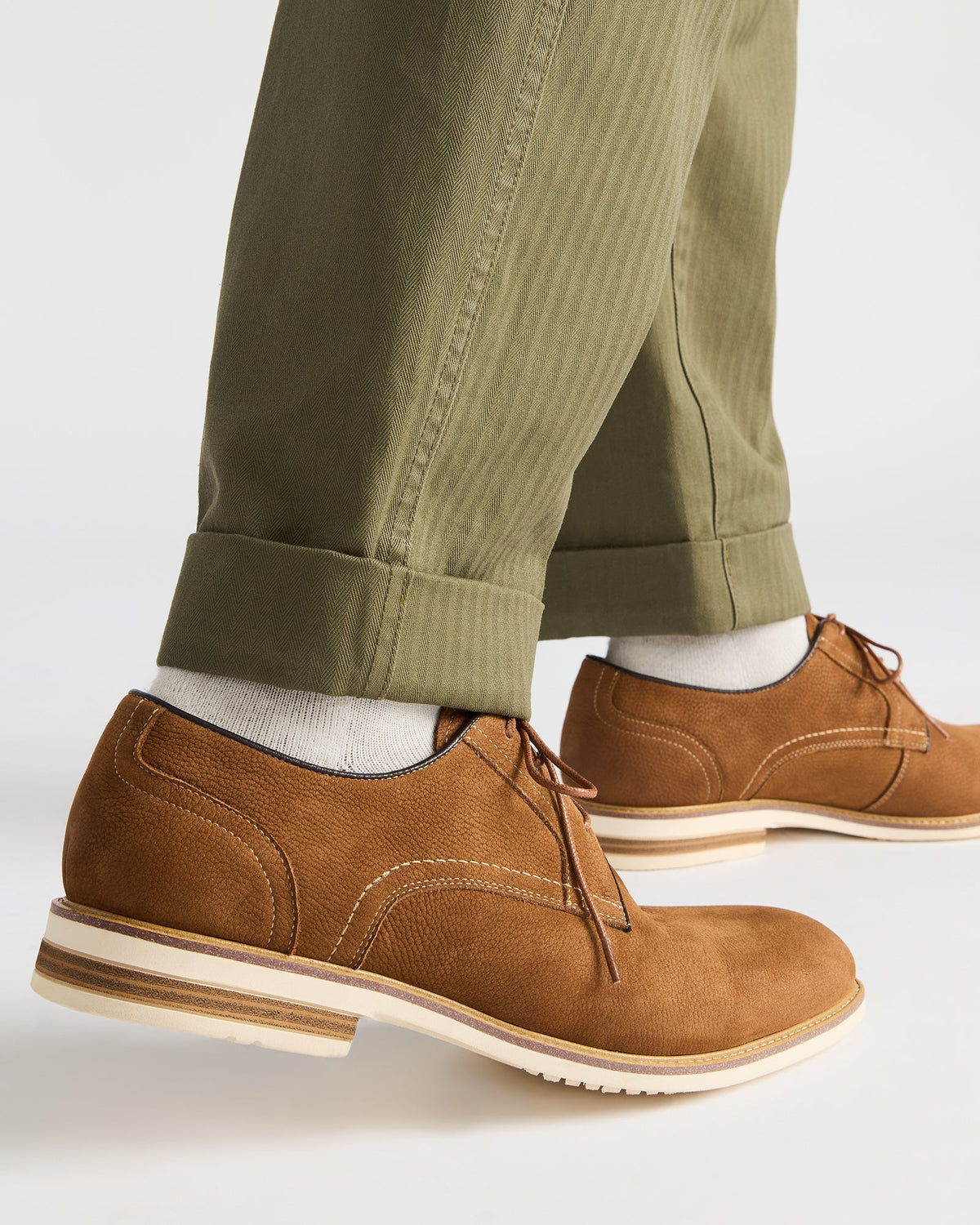 ALVAREZ Tan Nubuck Lace-Up Men's Dress Shoe | Steve Madden
