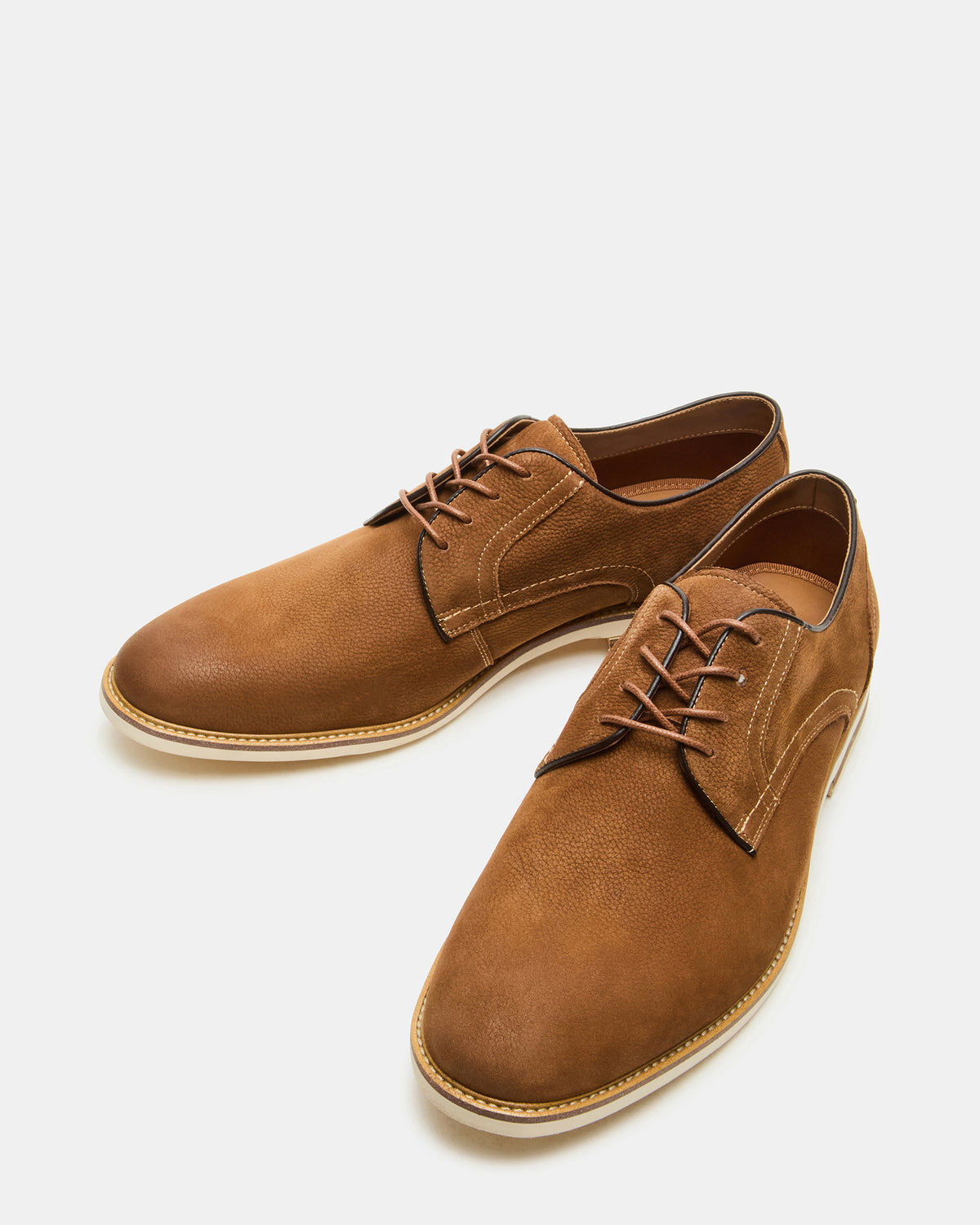 ALVAREZ Tan Nubuck Lace-Up Men's Dress Shoe | Steve Madden