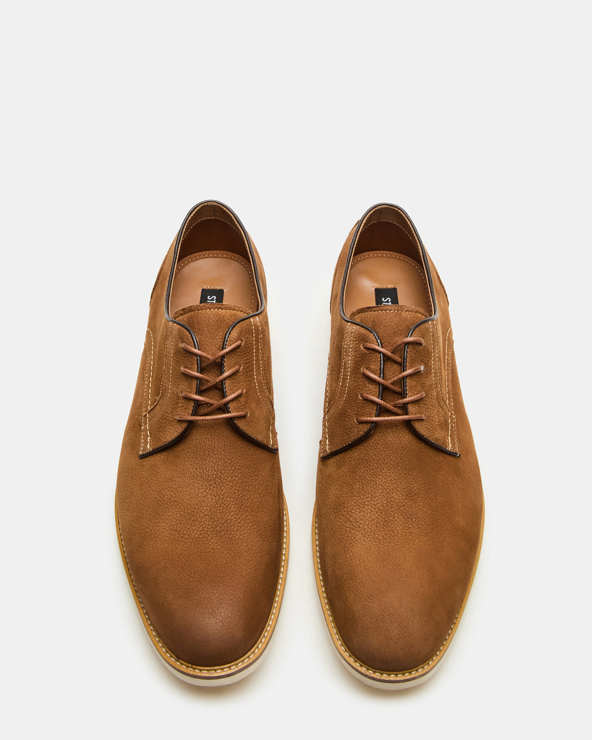 ALVAREZ Tan Nubuck Lace-Up Men's Dress Shoe | Steve Madden