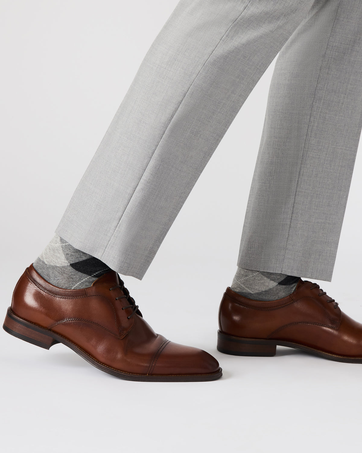 HASEN Tan Leather Men's Lace-Up Dress Shoe | Steve Madden