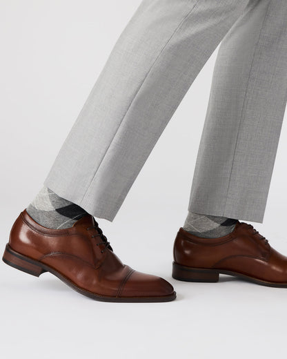 HASEN Tan Leather Men's Lace-Up Dress Shoe | Steve Madden