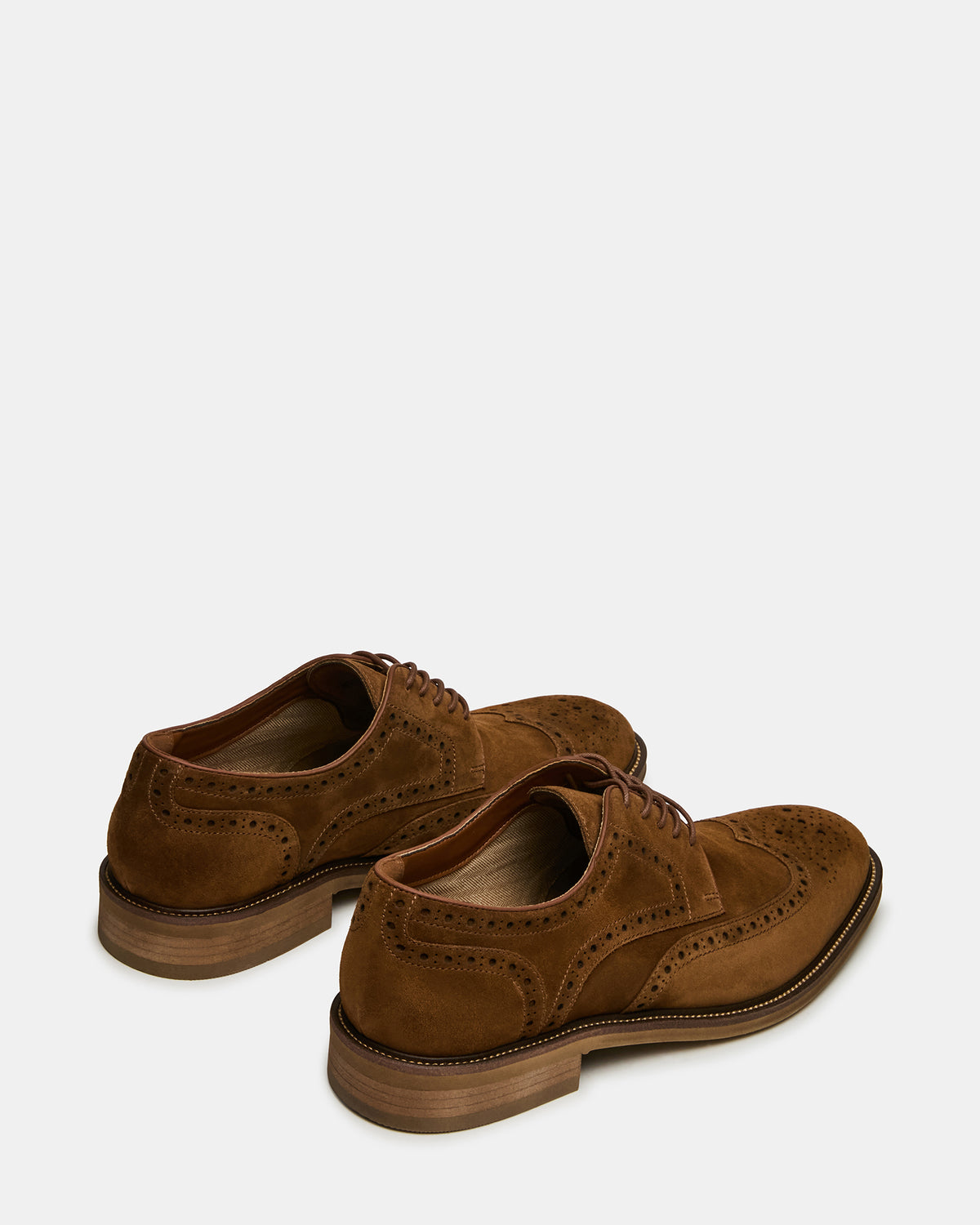 ESTEBAN Cognac Lace-Up Perforated Oxford Men's Dress Shoe | Steve Madden