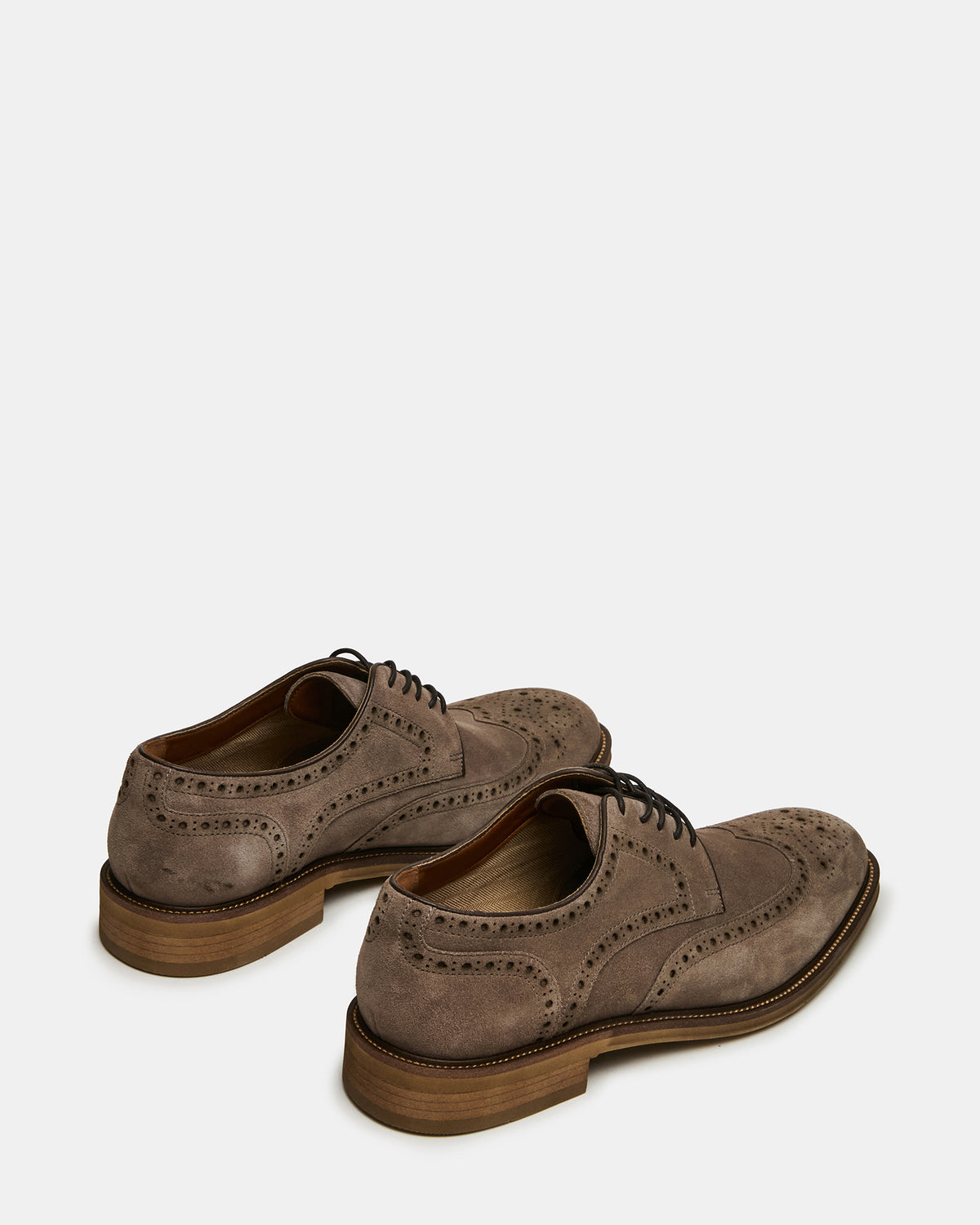 ESTEBAN Grey Lace-Up Perforated Oxford Men's Dress Shoe | Steve Madden