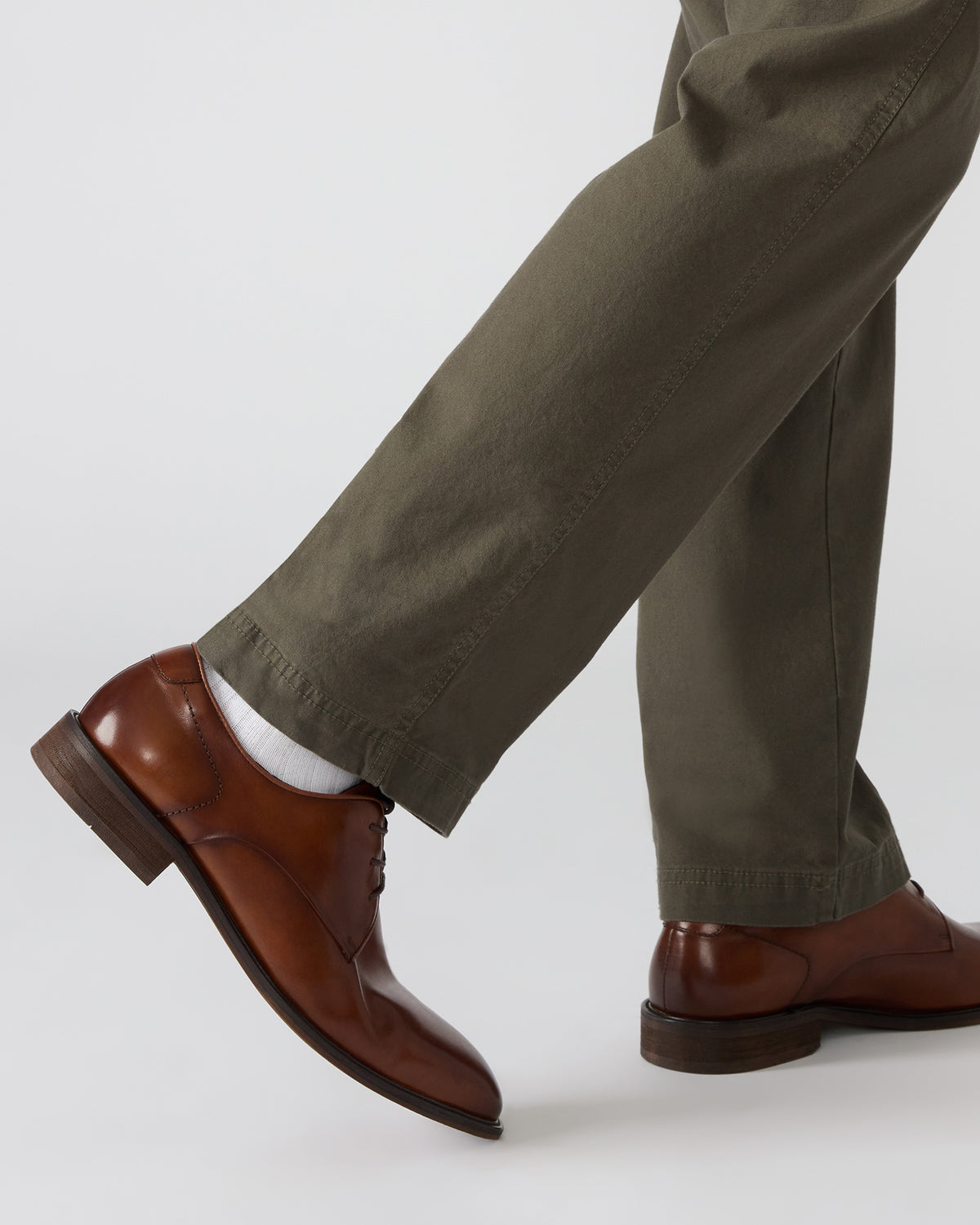 LELAND Tan Leather Lace-Up Men's Dress Shoe | Steve Madden