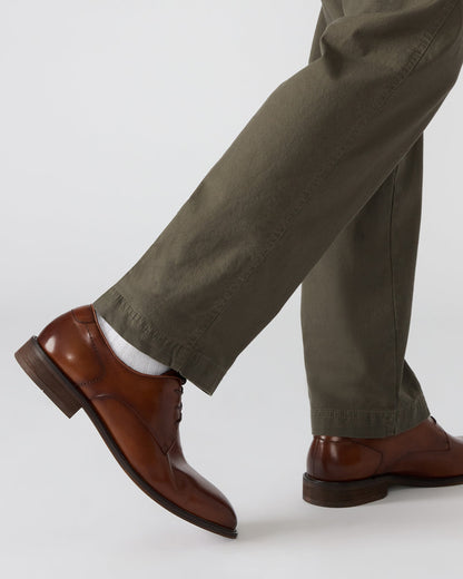 LELAND Tan Leather Lace-Up Men's Dress Shoe | Steve Madden