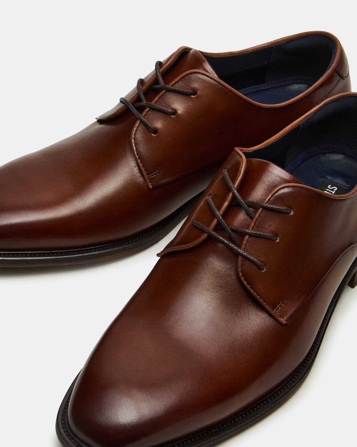 LELAND Tan Leather Lace-Up Men's Dress Shoe | Steve Madden