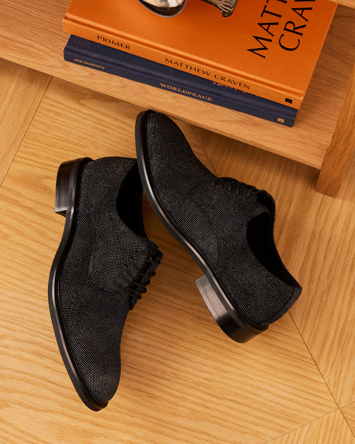HADAR Silver Lace-Up Oxford Dress Shoe | Men's Dress Shoes | Steve Madden