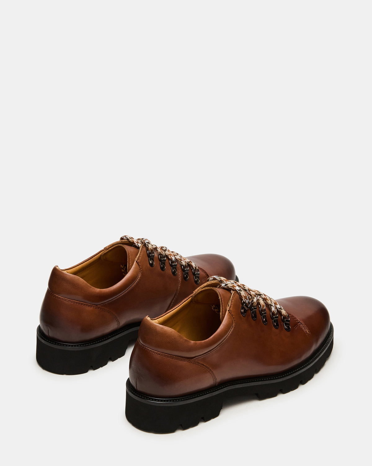 TURBO Dark Tan Lace-Up Dress Shoe | Steve Madden