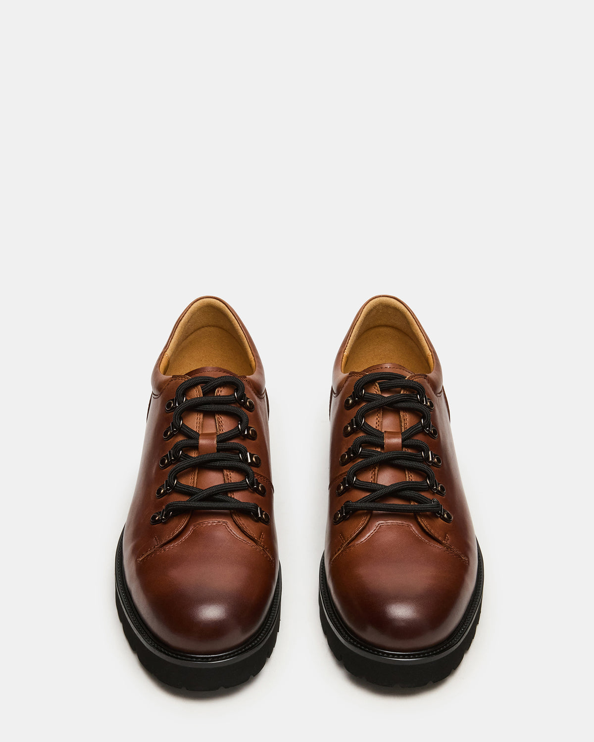 TURBO Dark Tan Lace-Up Dress Shoe | Steve Madden