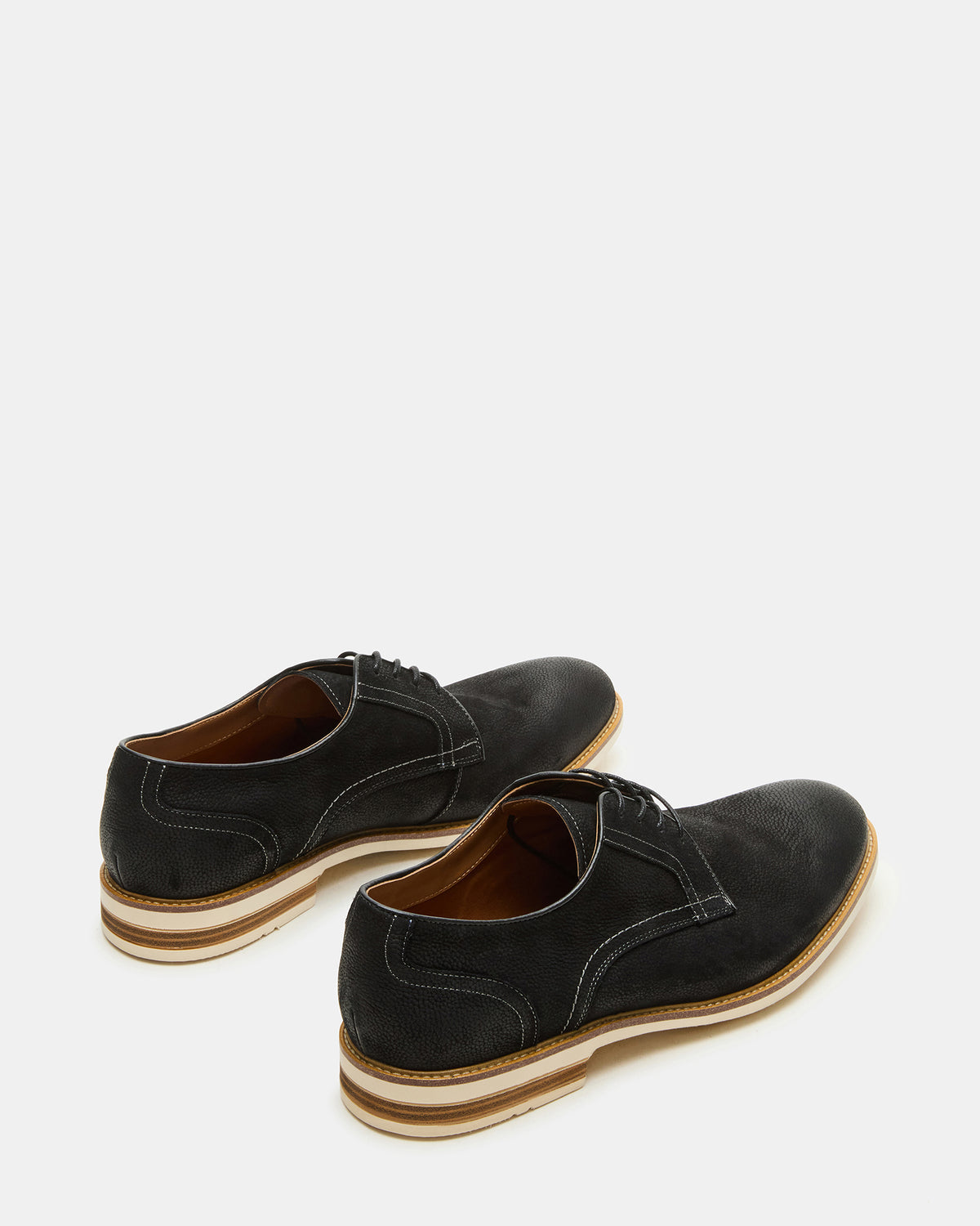 ALVAREZ Black Nubuck Lace-Up Men's Dress Shoe | Steve Madden
