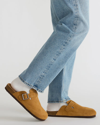 WILDERR Chestnut Suede Slip-On Men's Casual Clog | Steve Madden