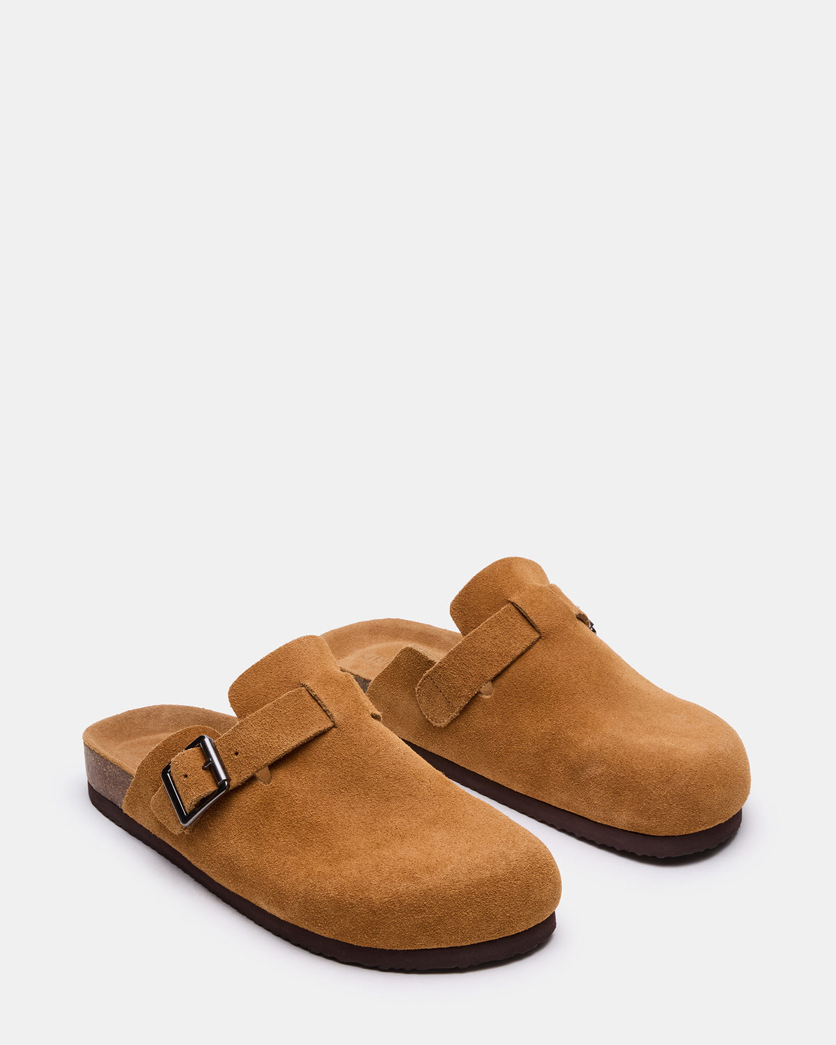 WILDERR Chestnut Suede Slip-On Men's Casual Clog | Steve Madden