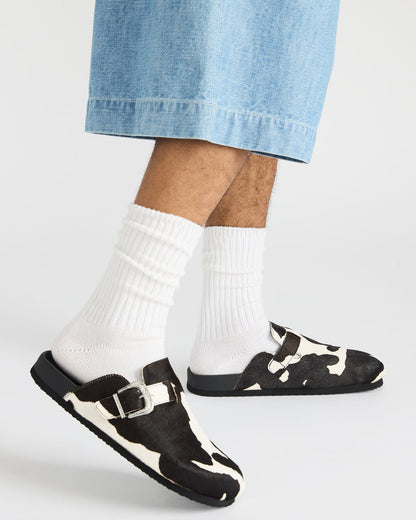 WOOLY Black Multi Slip-On Men's Casual Clog | Steve Madden