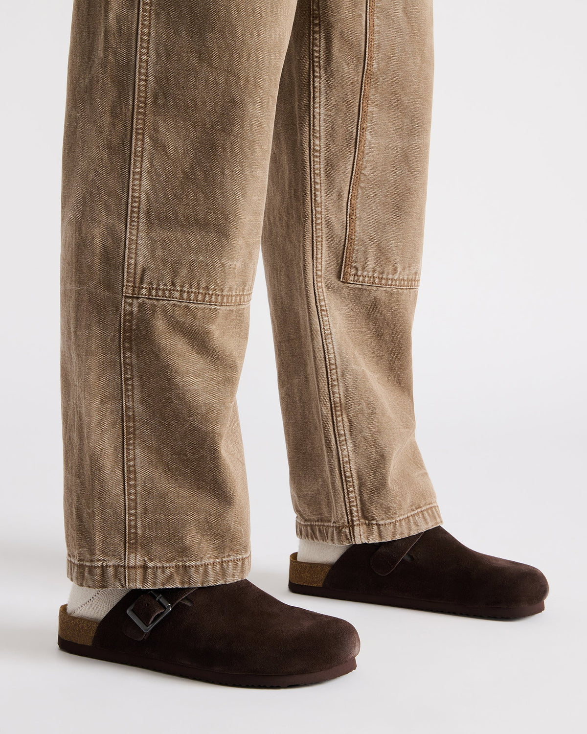 WILDERR Chocolate Brown Suede Slip-On Men's Casual Clog | Steve Madden