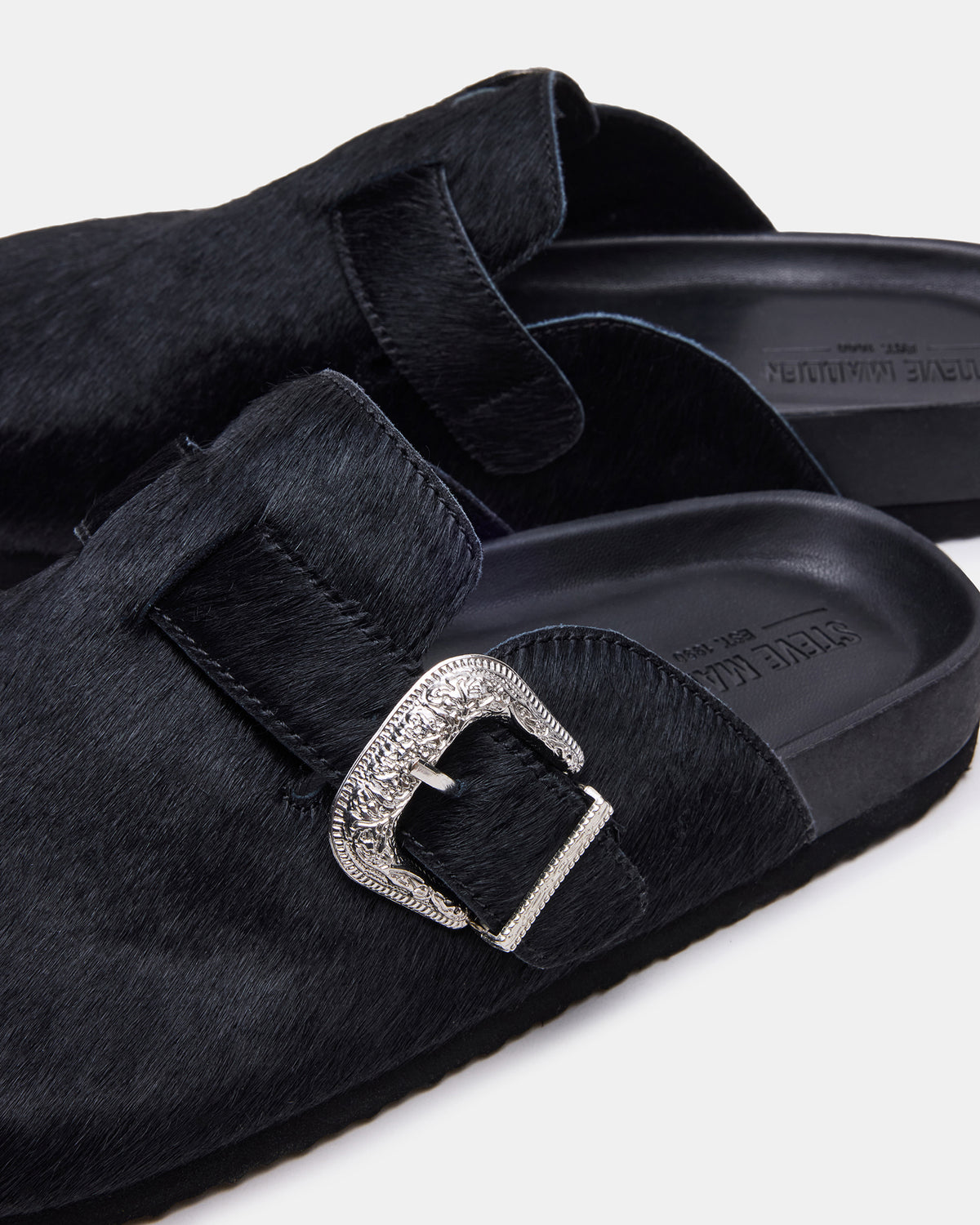 WOOLY Black Slip-On Men's Casual Clog | Steve Madden