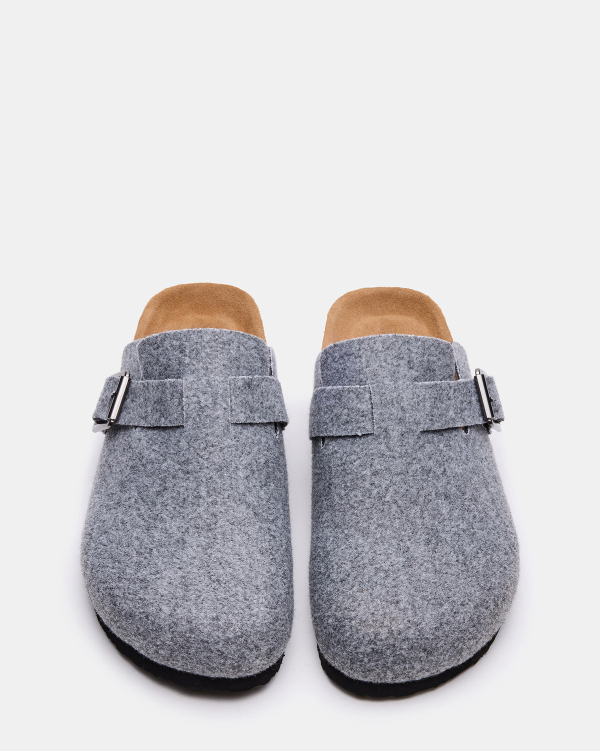 WILDERR Grey Flannel Slip-On Men's Casual Clog | Steve Madden