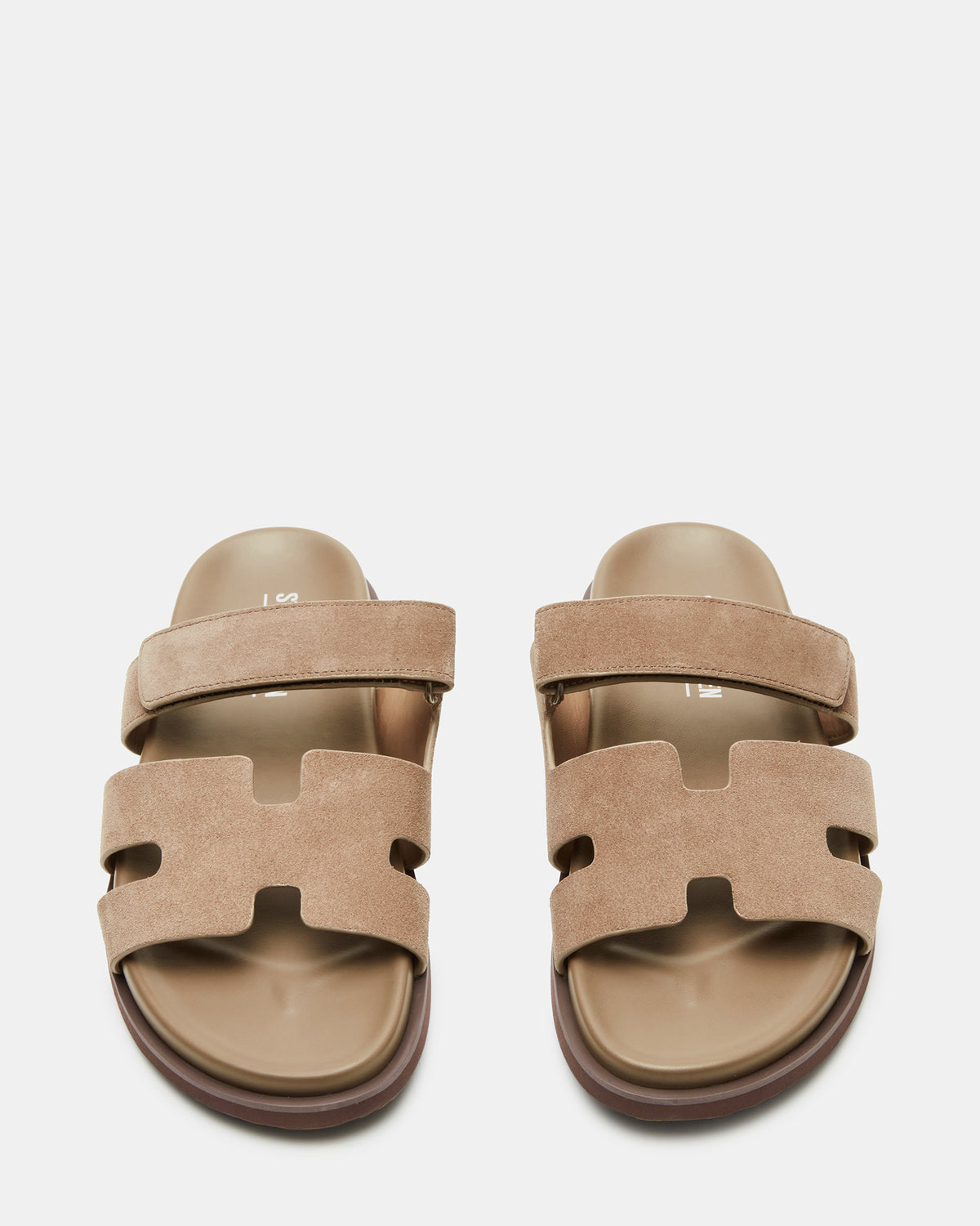 MAIVEN Taupe Suede Men's Fisherman Sandal | Steve Madden
