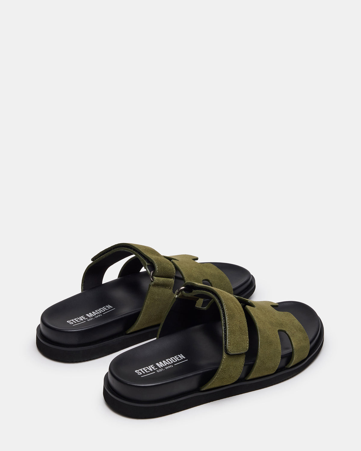 MAIVEN Green Suede Fisherman Men's Sandal | Steve Madden
