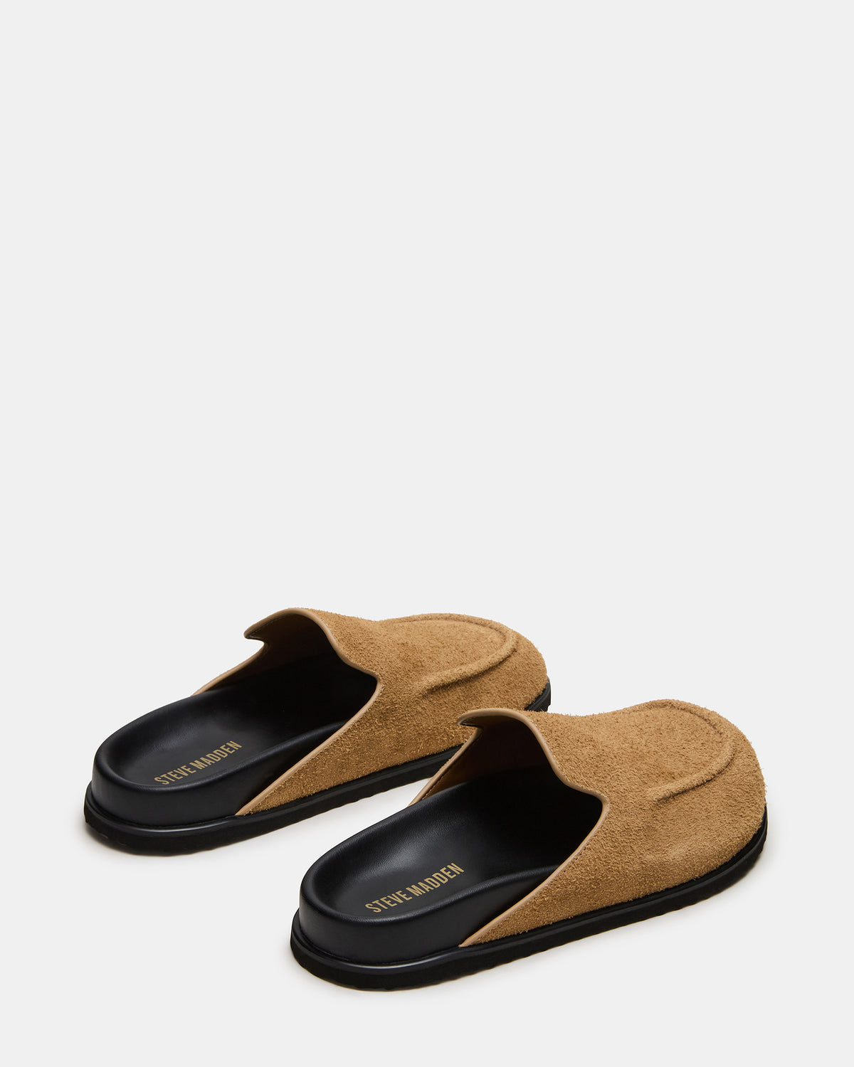 LUCIO Tan Suede Slip-On Men's Casual Clog | Steve Madden