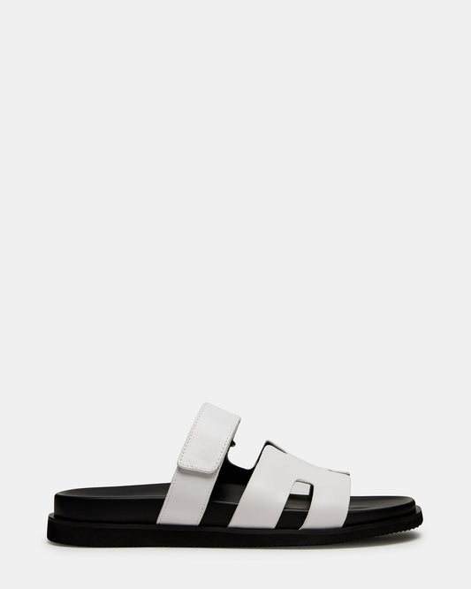 MAIVEN White Fisherman Men's Sandal | Steve Madden