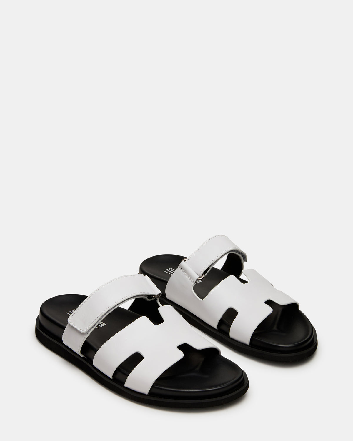 MAIVEN White Fisherman Men's Sandal | Steve Madden