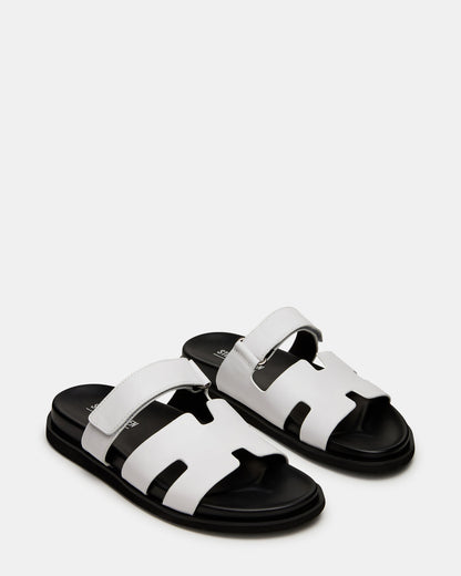 MAIVEN White Fisherman Men's Sandal | Steve Madden