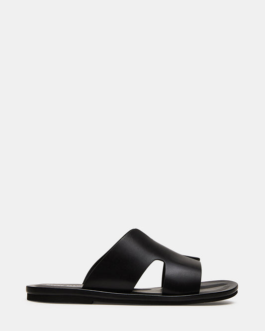 SPLASH Tan Leather Men's Flat Slip-On Sandal | Steve Madden
