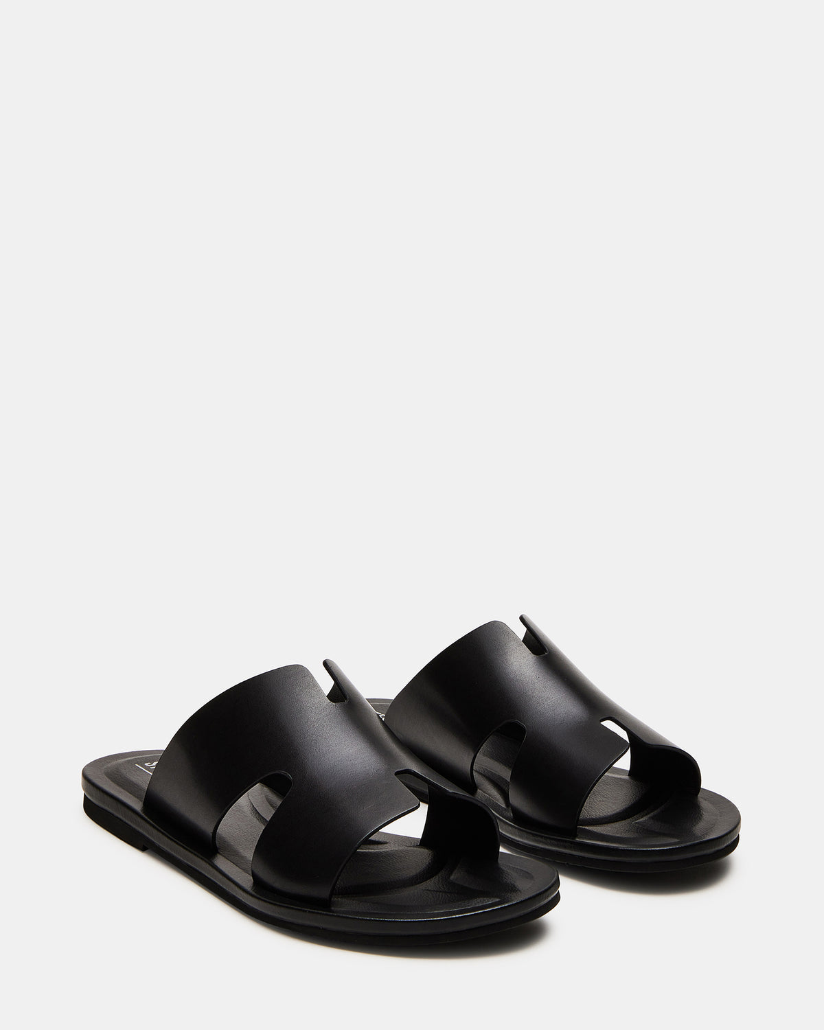 SPLASH Tan Leather Men's Flat Slip-On Sandal | Steve Madden