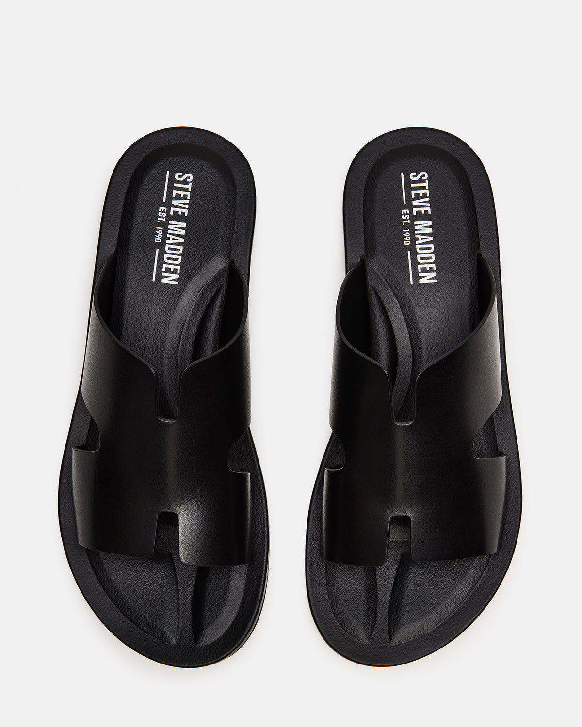 SPLASH Tan Leather Men's Flat Slip-On Sandal | Steve Madden