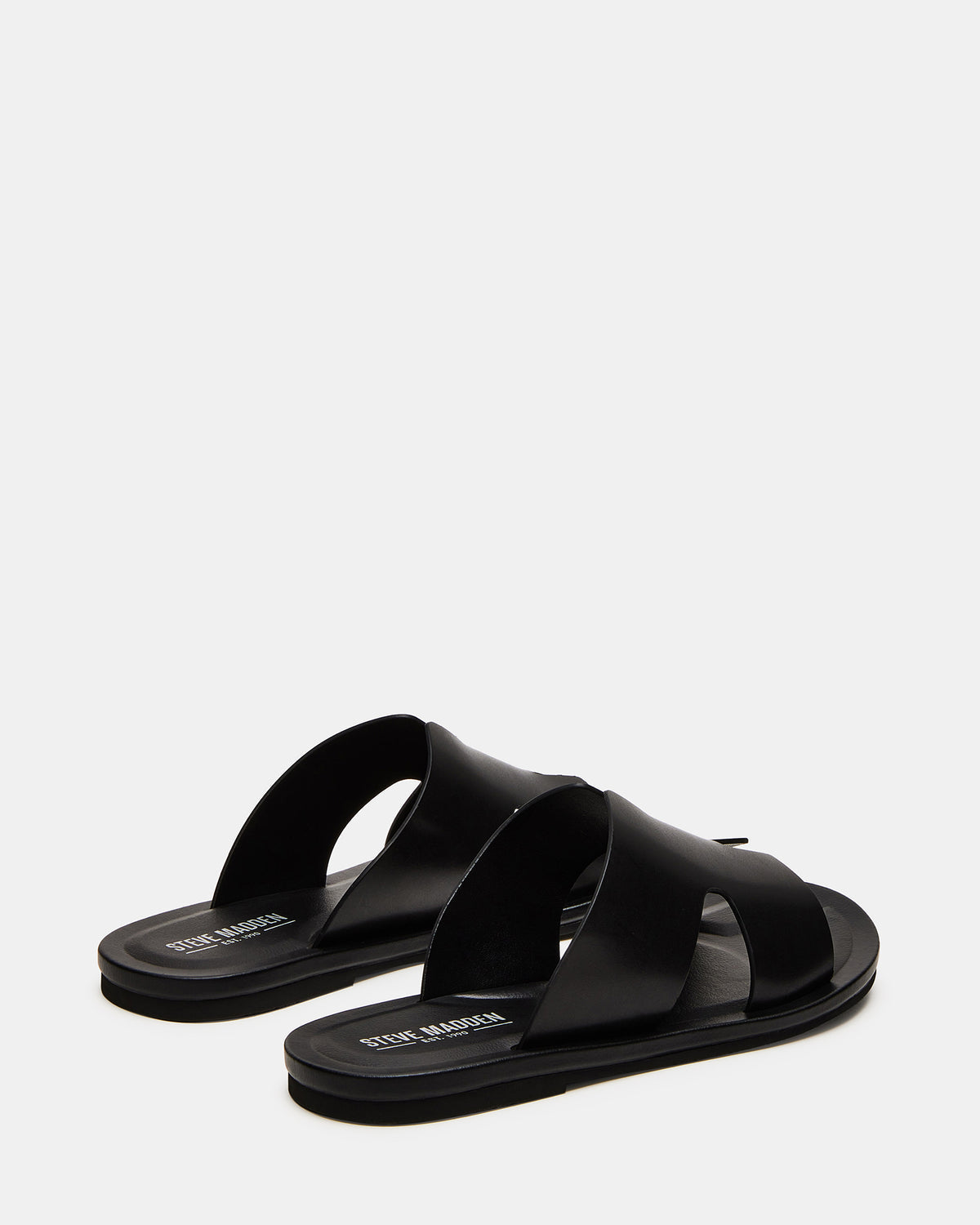 SPLASH Tan Leather Men's Flat Slip-On Sandal | Steve Madden