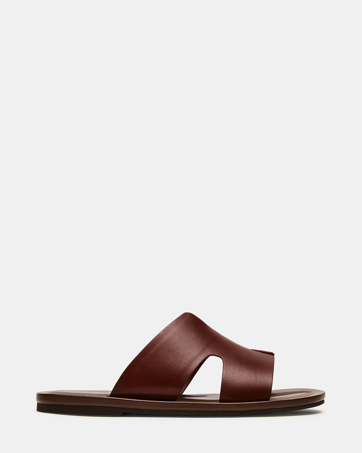 SPLASH Tan Leather Men's Flat Slip-On Sandal | Steve Madden
