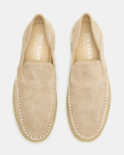 CAYDENN Off-White Slip-On Espadrille Men's Casual Loafer | Steve Madden